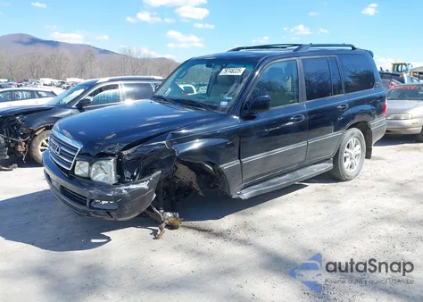 2004 Lexus Lx 470 z USA, uszkodzony, nr VIN JTJHT00W543548348